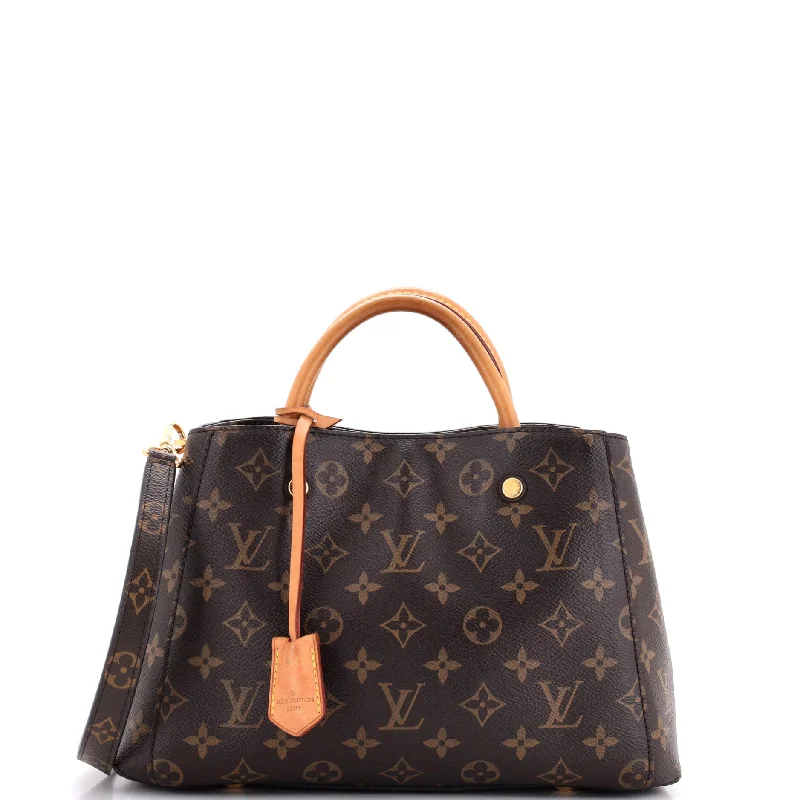 Women's Shoulder Bag with Fringe Details in Brown for a Bohemian StyleMontaigne Handbag Monogram Canvas BB Women's Shoulder Bag with Fringe Details in Brown for a Bohemian StyleMontaigne Handbag Monogram Canvas BB