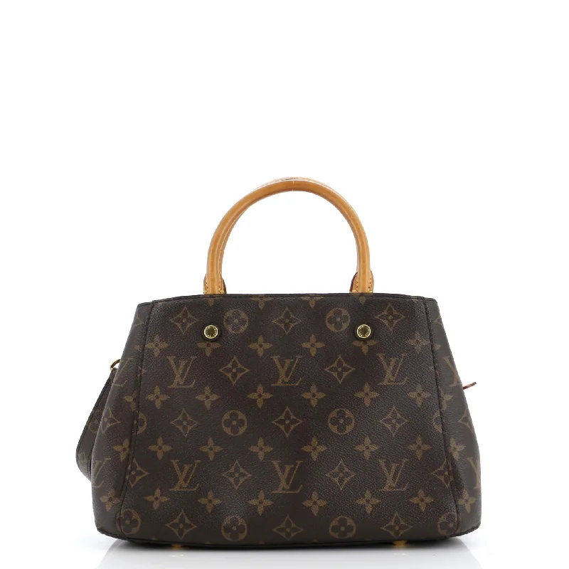 Women's Waterproof Nylon Shoulder Bag in Green for HikingMontaigne Handbag Monogram Canvas BB Women's Waterproof Nylon Shoulder Bag in Green for HikingMontaigne Handbag Monogram Canvas BB