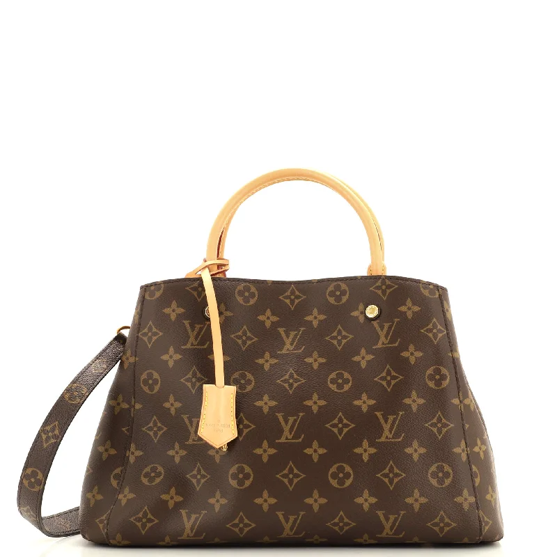 Pvc Shoulder Bag in Clear with Glitter for a Fun and Modern LookMontaigne Handbag Monogram Canvas MM Pvc Shoulder Bag in Clear with Glitter for a Fun and Modern LookMontaigne Handbag Monogram Canvas MM