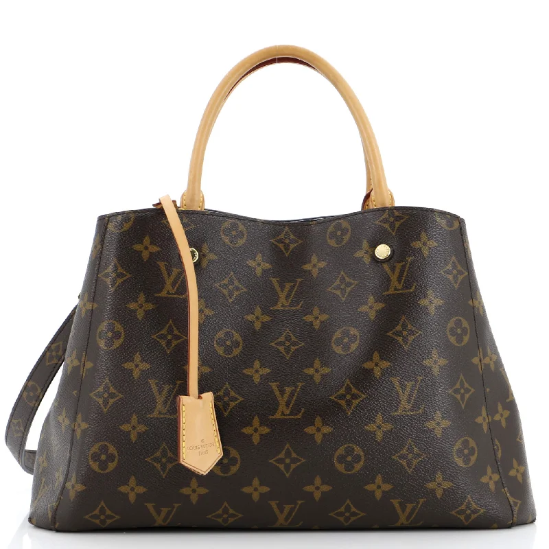 Pvc Shoulder Bag in Clear with Glitter for a Fun and Modern LookMontaigne Handbag Monogram Canvas MM Pvc Shoulder Bag in Clear with Glitter for a Fun and Modern LookMontaigne Handbag Monogram Canvas MM