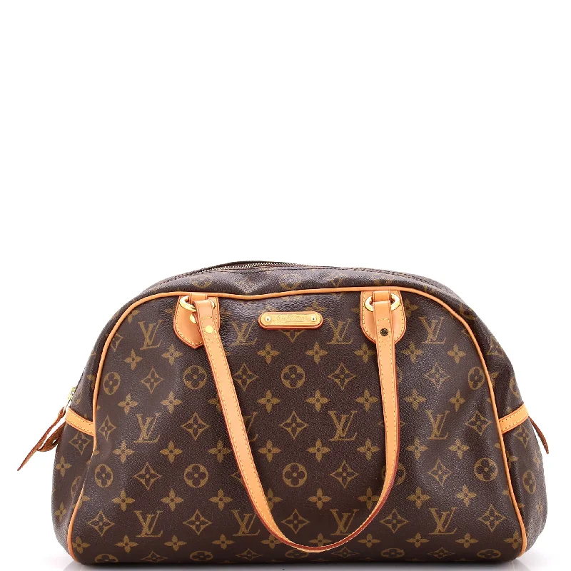 Quilted Shoulder Bag in Cream for a Classic and Elegant LookMontorgueil Handbag Monogram Canvas GM Quilted Shoulder Bag in Cream for a Classic and Elegant LookMontorgueil Handbag Monogram Canvas GM