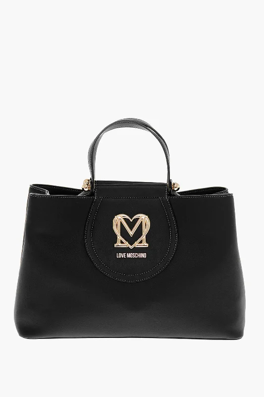 Oversized Jute Tote Bag in Natural Color with Rope Handles for a Beach VacationMoschino Love Faux Leather Tote Bag With Golden Logo Oversized Jute Tote Bag in Natural Color with Rope Handles for a Beach VacationMoschino Love Faux Leather Tote Bag With Golden Logo