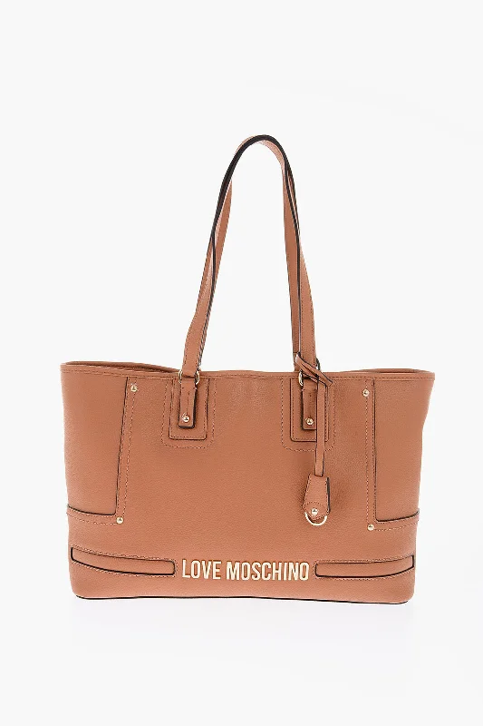 Oversized Jute Tote Bag in Natural Color with Rope Handles for a Beach VacationMoschino Love Golden Logo Faux Leather Tote Bag Oversized Jute Tote Bag in Natural Color with Rope Handles for a Beach VacationMoschino Love Golden Logo Faux Leather Tote Bag