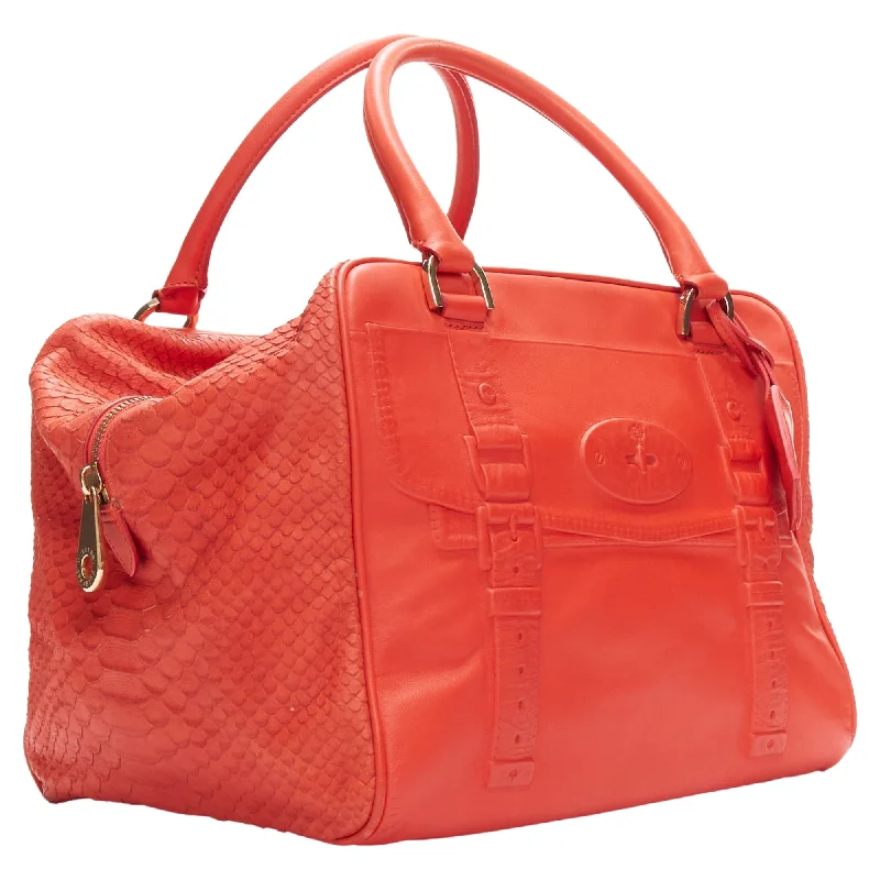 Patchwork Tote Bag in Denim with Vintage - Inspired Designs for a Retro AppealMulberry Shadow Maisie Clipper embossed leather scaled travel satchel bag Patchwork Tote Bag in Denim with Vintage - Inspired Designs for a Retro AppealMulberry Shadow Maisie Clipper embossed leather scaled travel satchel bag