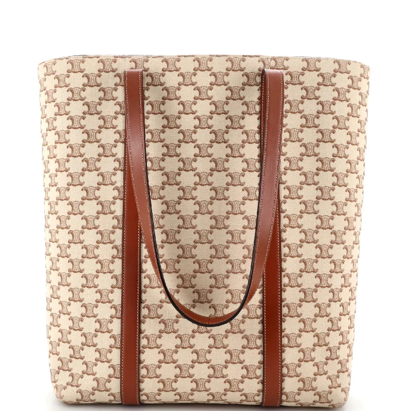 Museum Shopper Tote Triomphe Canvas Tall