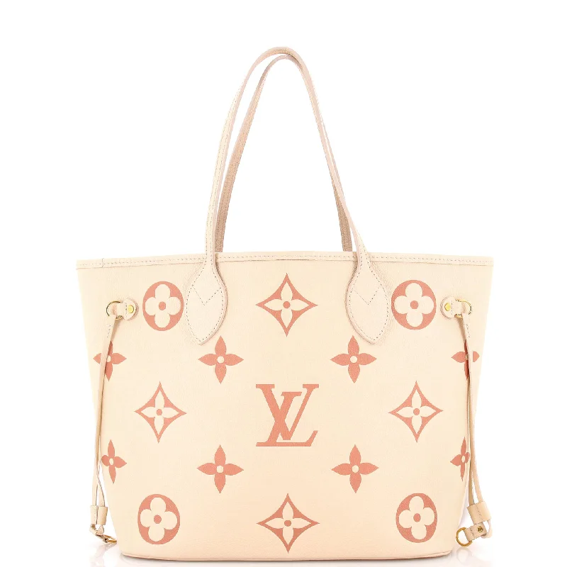 Neverfull NM Tote Bicolor Monogram Empreinte Giant MM