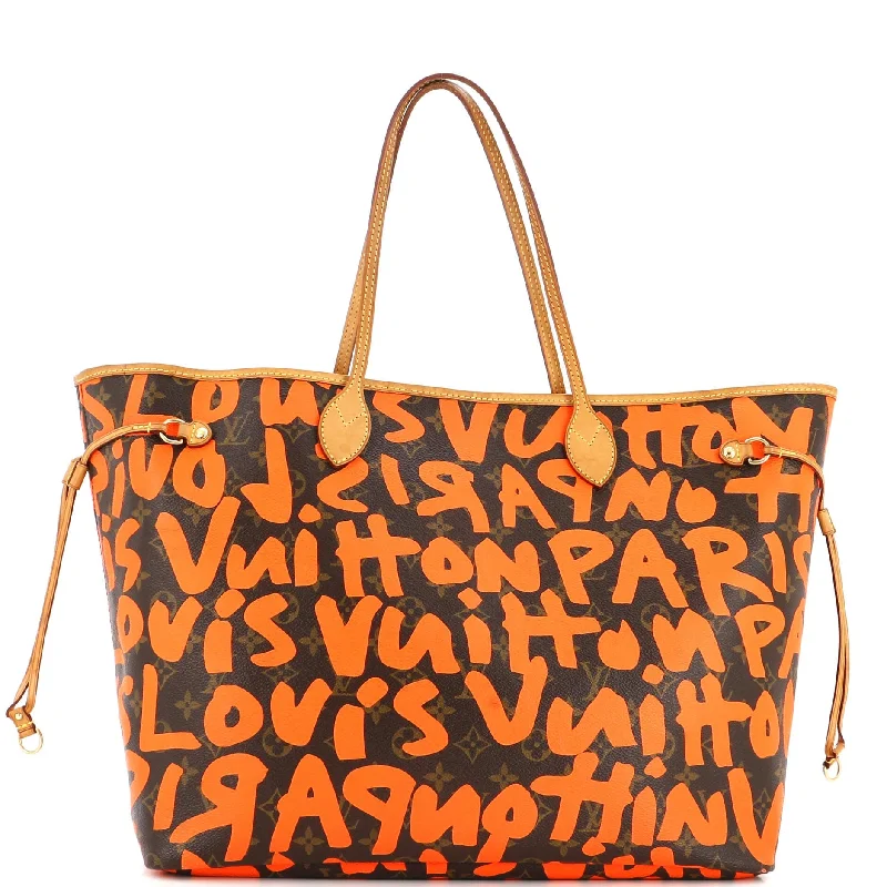 Women's Printed Tote Bag in Floral Patterns for a Spring - Themed Shopping TripNeverfull Tote Limited Edition Monogram Graffiti GM Women's Printed Tote Bag in Floral Patterns for a Spring - Themed Shopping TripNeverfull Tote Limited Edition Monogram Graffiti GM