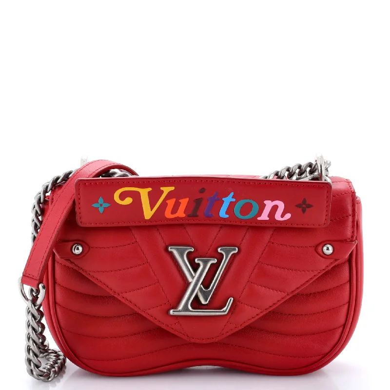 New Wave Chain Bag Quilted Leather PM