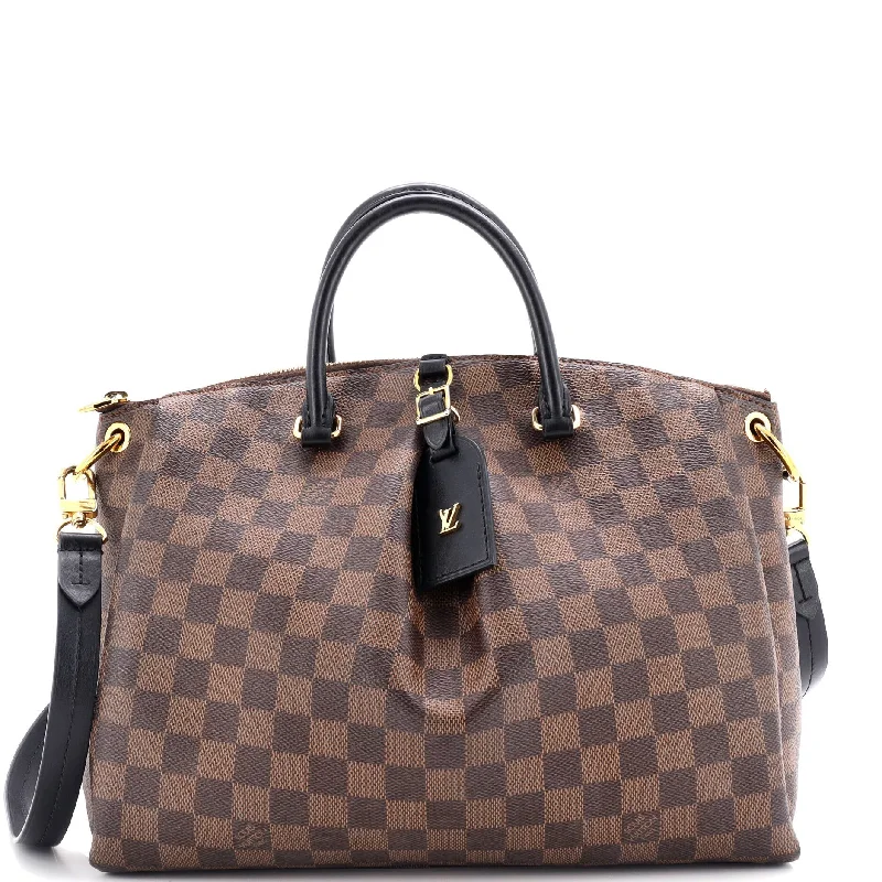 Metallic Tote Bag in Rose Gold with Chain Handles for a Glamorous Night OutOdeon Tote Damier MM Metallic Tote Bag in Rose Gold with Chain Handles for a Glamorous Night OutOdeon Tote Damier MM