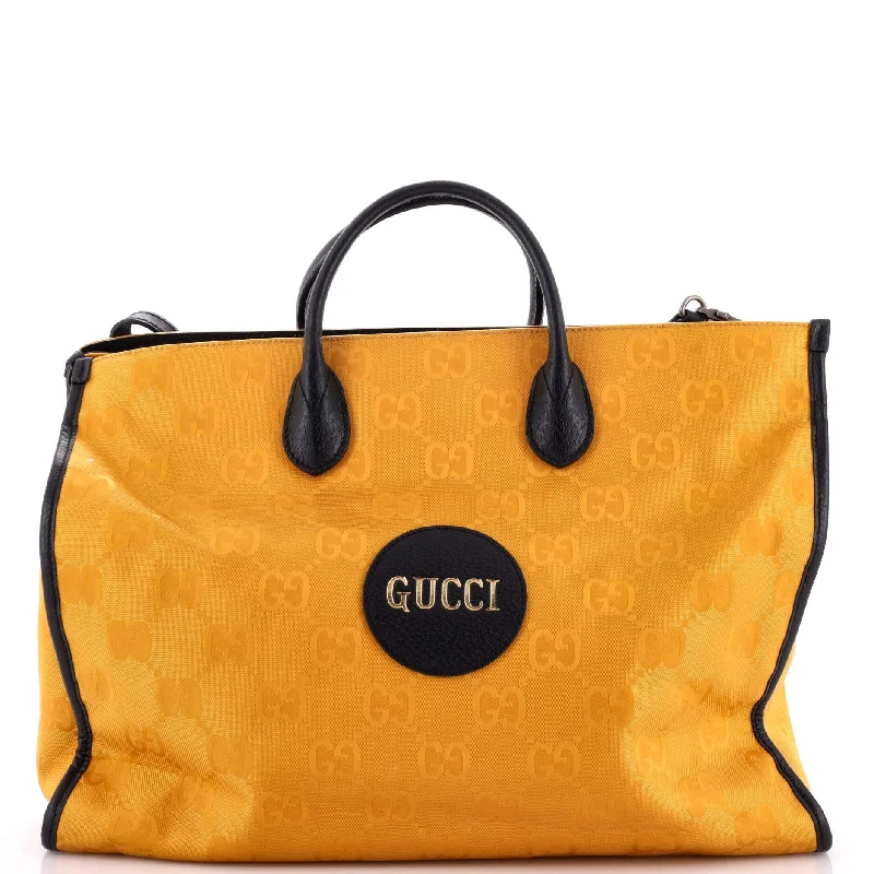 Waterproof Tote Bag in Yellow for Outdoor Activities in Wet WeatherOff The Grid Tote GG Econyl Waterproof Tote Bag in Yellow for Outdoor Activities in Wet WeatherOff The Grid Tote GG Econyl