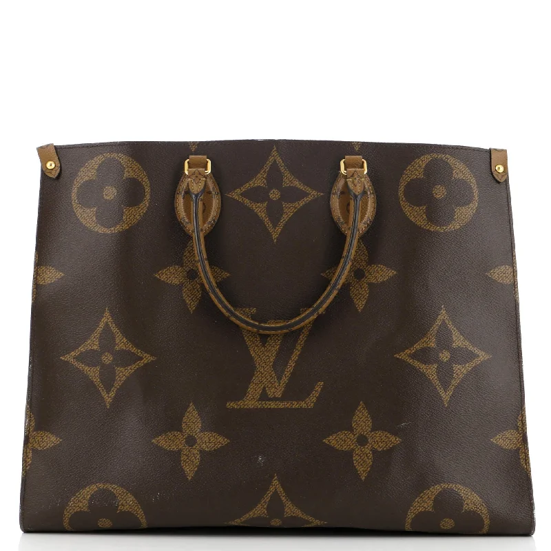 Monogrammed Tote Bag in Brown Leather with Personalized Initials for a Custom and Elegant TouchOnTheGo Tote Reverse Monogram Giant GM Monogrammed Tote Bag in Brown Leather with Personalized Initials for a Custom and Elegant TouchOnTheGo Tote Reverse Monogram Giant GM