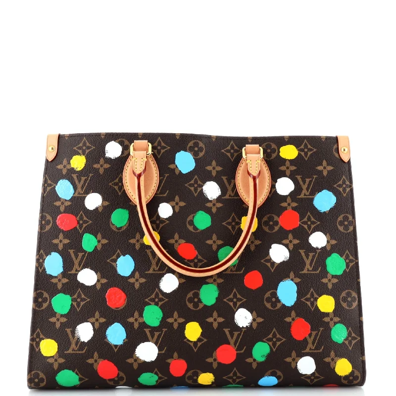 OnTheGo Tote Yayoi Kusama Painted Dots Monogram Canvas MM