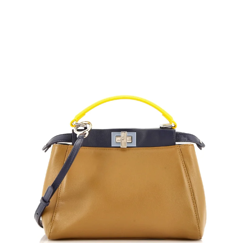 Canvas and Leather Combo Shoulder Bag in Tan for a Rustic LookPeekaboo Bag Leather Mini Canvas and Leather Combo Shoulder Bag in Tan for a Rustic LookPeekaboo Bag Leather Mini
