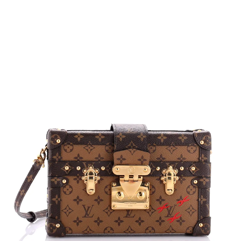 Petite Malle Handbag Reverse Monogram Canvas