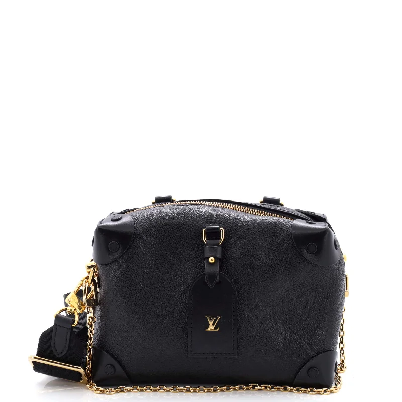 Quilted Shoulder Bag in Cream for a Classic and Elegant LookPetite Malle Souple Handbag Monogram Empreinte Leather Quilted Shoulder Bag in Cream for a Classic and Elegant LookPetite Malle Souple Handbag Monogram Empreinte Leather