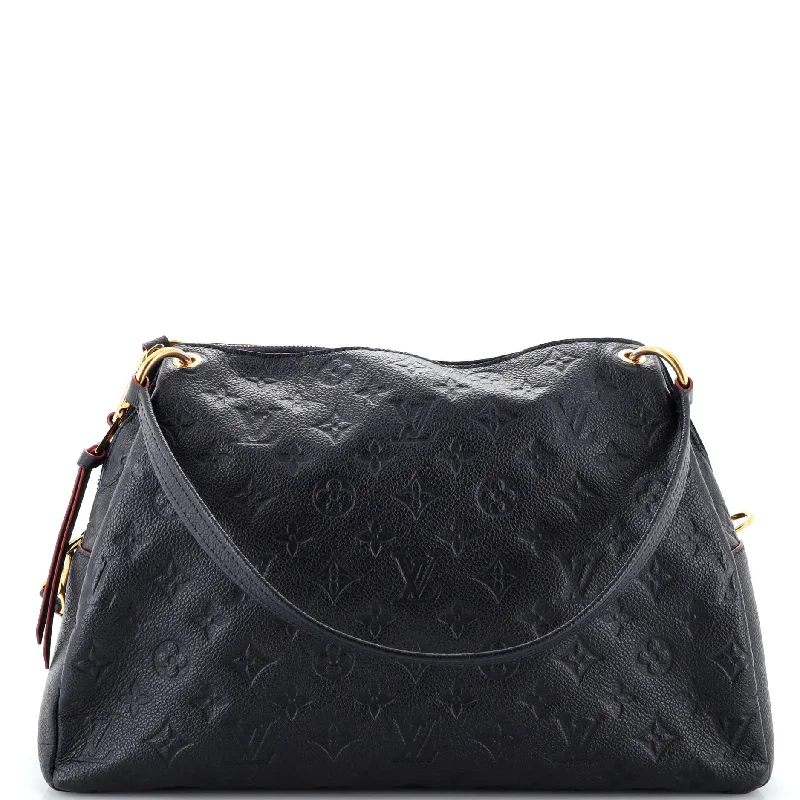 Quilted Shoulder Bag in Cream for a Classic and Elegant LookPonthieu Handbag Monogram Empreinte Leather PM Quilted Shoulder Bag in Cream for a Classic and Elegant LookPonthieu Handbag Monogram Empreinte Leather PM