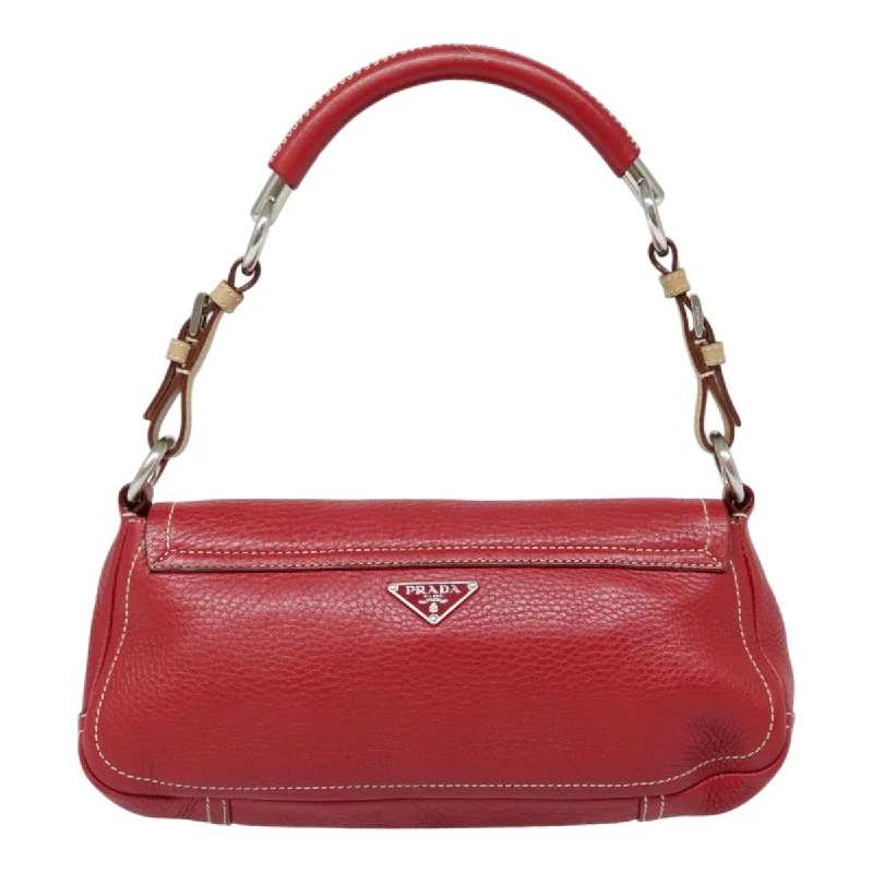 Women's Shoulder Bag with Faux Fur Strap in White for Winter StylePrada Leather Shoulder Bag (Pre-Owned) Women's Shoulder Bag with Faux Fur Strap in White for Winter StylePrada Leather Shoulder Bag (Pre-Owned)