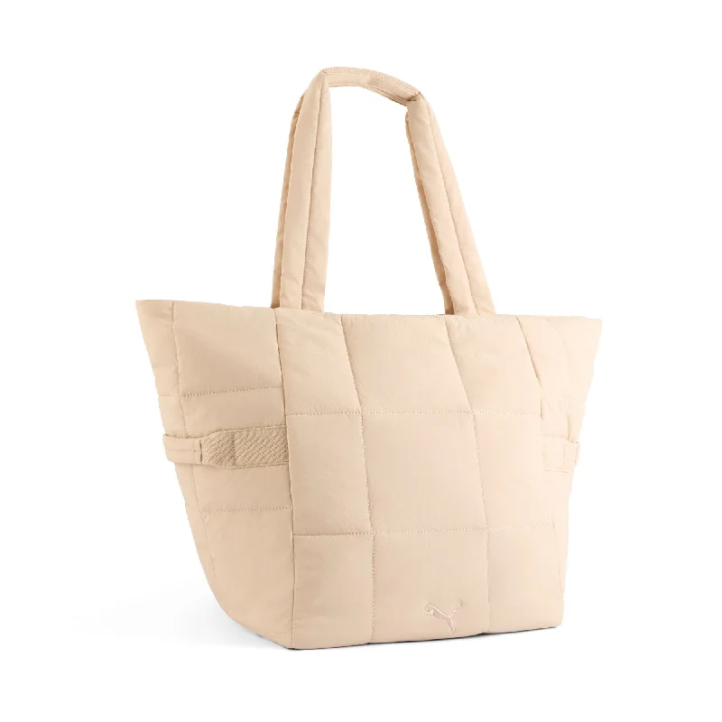 Faux Fur - Trimmed Tote Bag in White for a Cozy Winter LookPUMA Women's Lush Tote Bag Faux Fur - Trimmed Tote Bag in White for a Cozy Winter LookPUMA Women's Lush Tote Bag