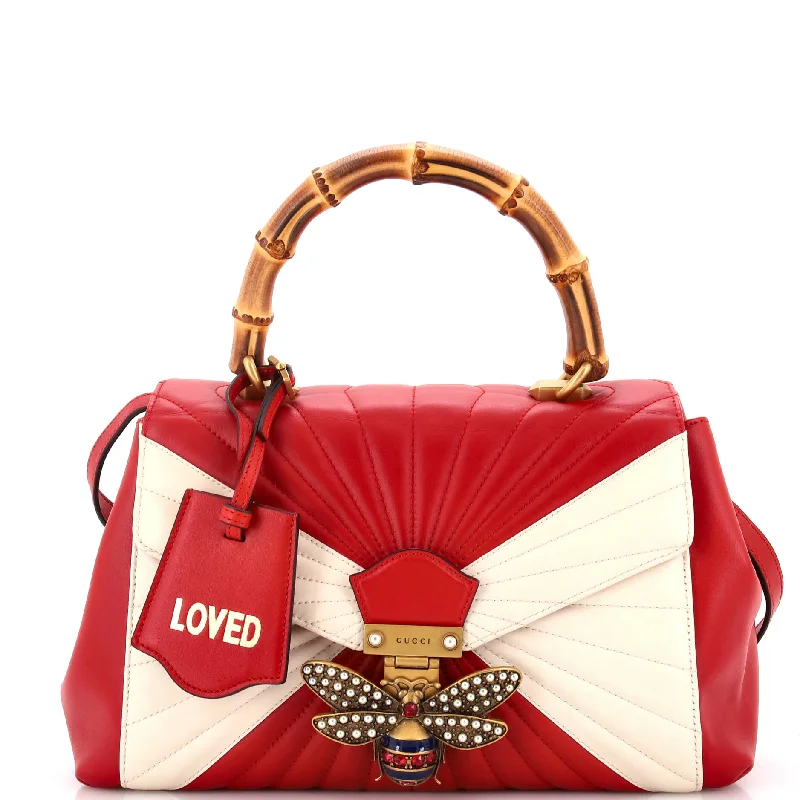 Queen Margaret Top Handle Bag Quilted Leather Medium