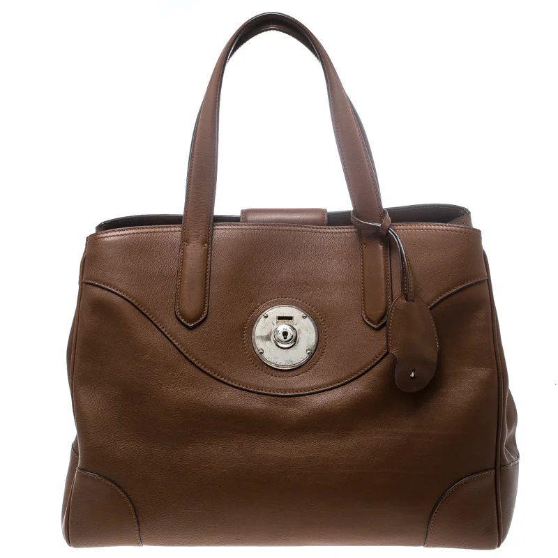 Metallic Tote Bag in Rose Gold with Chain Handles for a Glamorous Night OutRalph Lauren Leather Ricky Tote Metallic Tote Bag in Rose Gold with Chain Handles for a Glamorous Night OutRalph Lauren Leather Ricky Tote