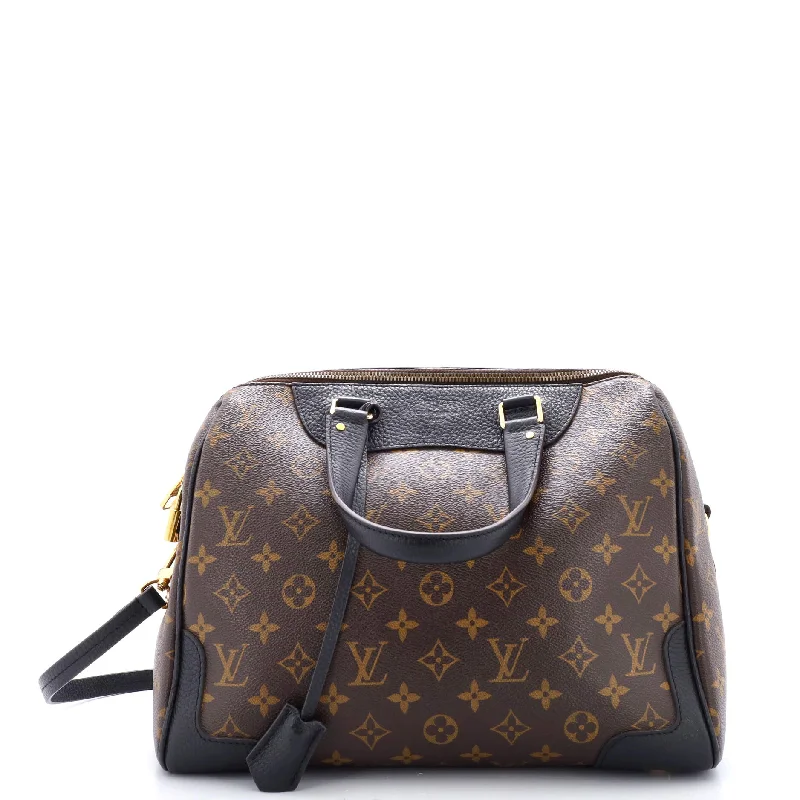 Shoulder Bag with Geometric Pattern in Multicolor for a Contemporary StyleRetiro NM Handbag Monogram Canvas Shoulder Bag with Geometric Pattern in Multicolor for a Contemporary StyleRetiro NM Handbag Monogram Canvas