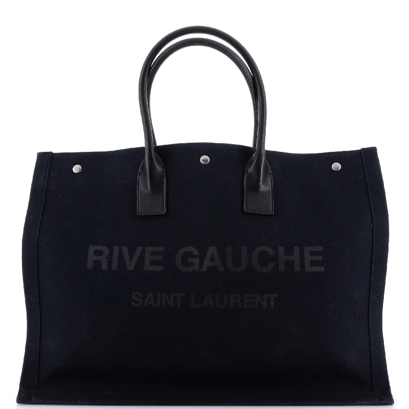 Rive Gauche Shopper Tote Canvas Large