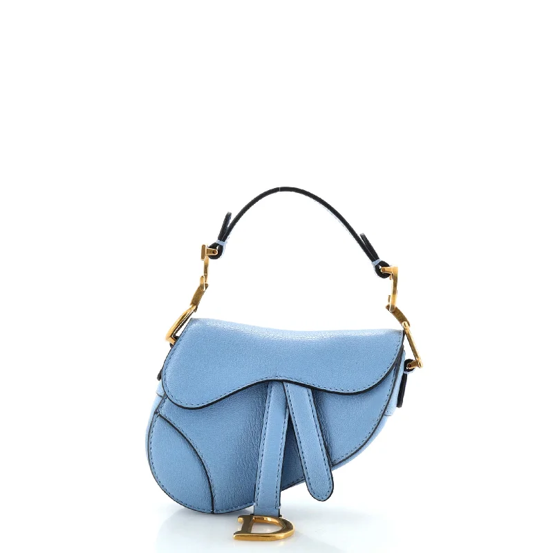 Women's Canvas Shoulder Bag in Navy with Striped Pattern for Beach TripsSaddle Handbag Leather Micro Women's Canvas Shoulder Bag in Navy with Striped Pattern for Beach TripsSaddle Handbag Leather Micro