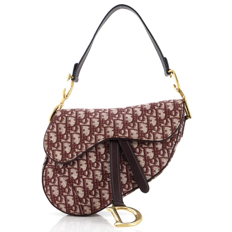 Saddle Handbag Oblique Canvas Medium