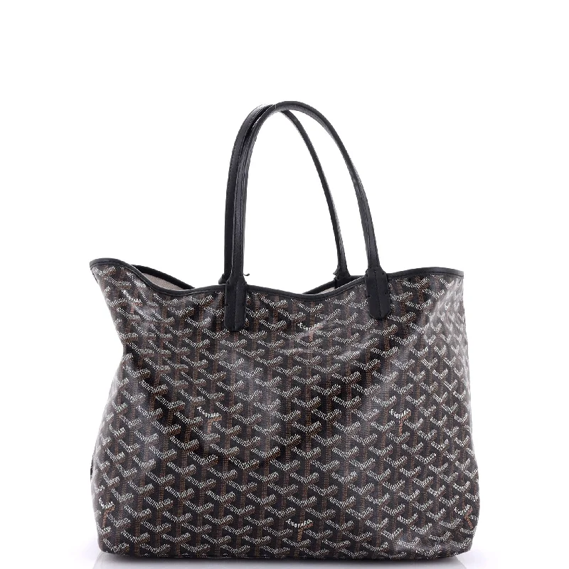 Medium - Sized Canvas Tote Bag in Navy Blue with Striped Pattern for a Nautical - Inspired LookSaint Louis Tote Coated Canvas PM Medium - Sized Canvas Tote Bag in Navy Blue with Striped Pattern for a Nautical - Inspired LookSaint Louis Tote Coated Canvas PM