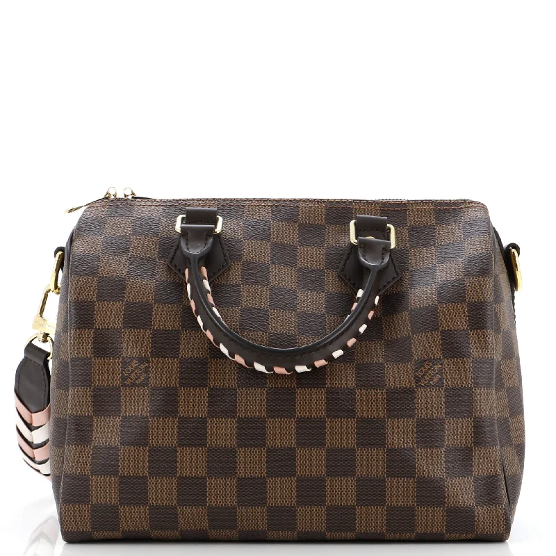 Women's Shoulder Bag with Zippered Pockets in Orange for SafetySpeedy Bandouliere Bag Damier with Braided Detail 25 Women's Shoulder Bag with Zippered Pockets in Orange for SafetySpeedy Bandouliere Bag Damier with Braided Detail 25