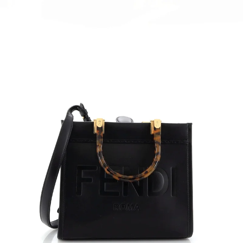 Sunshine Shopper Tote Leather Small