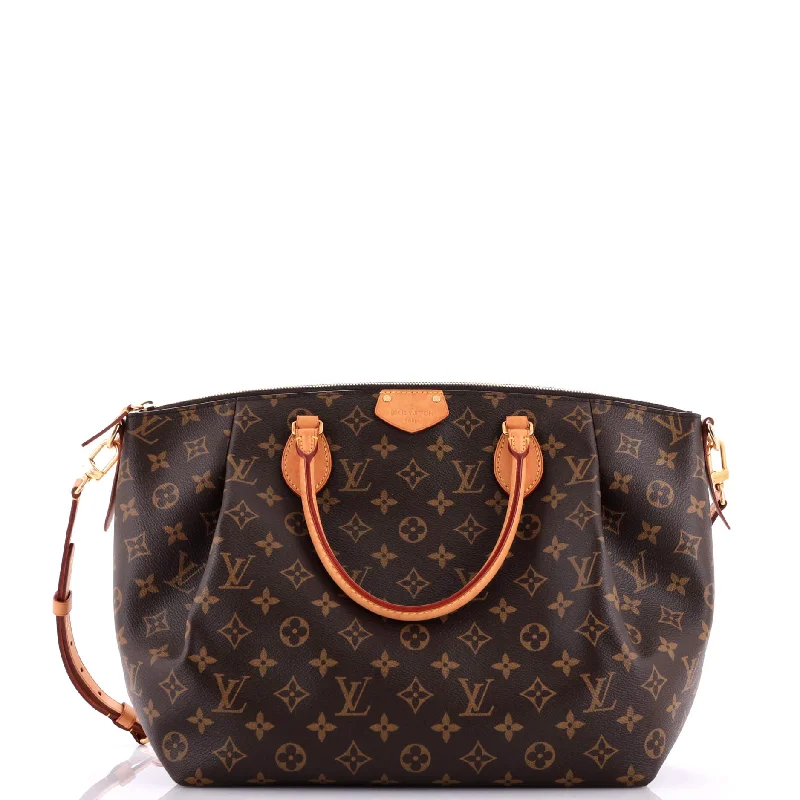 Metallic Shoulder Bag in Gold for Special OccasionsTurenne Handbag Monogram Canvas GM Metallic Shoulder Bag in Gold for Special OccasionsTurenne Handbag Monogram Canvas GM