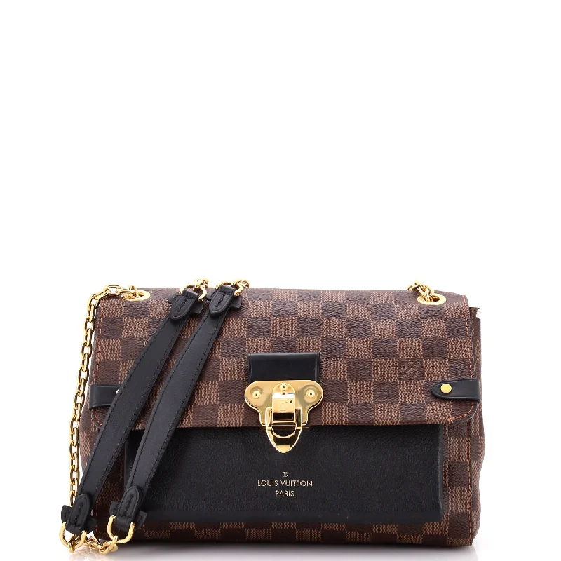 Vavin Handbag Damier with Leather PM