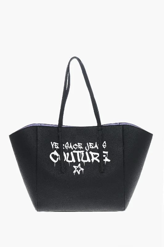 Patchwork Tote Bag in Denim with Vintage - Inspired Designs for a Retro AppealVersace Jeans Couture Textured Faux Leather Maxi Tote Bag With Clout Patchwork Tote Bag in Denim with Vintage - Inspired Designs for a Retro AppealVersace Jeans Couture Textured Faux Leather Maxi Tote Bag With Clout