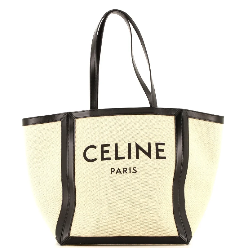 Faux Fur - Trimmed Tote Bag in White for a Cozy Winter LookVertical Square Cabas Tote Canvas with Leather Large Faux Fur - Trimmed Tote Bag in White for a Cozy Winter LookVertical Square Cabas Tote Canvas with Leather Large