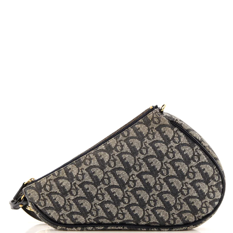 Vintage Saddle Bag Diorissimo Canvas Mini