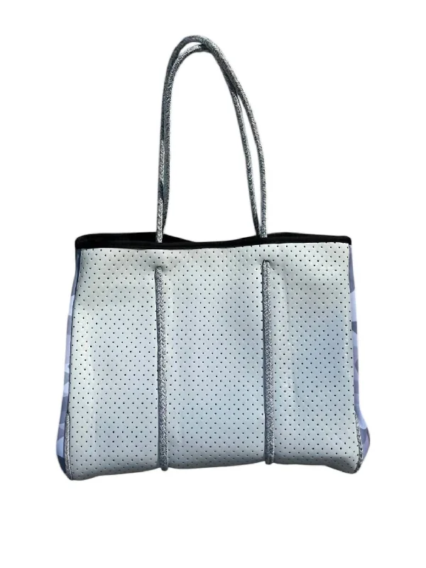 Women's Tote Bag with Inner Compartments in Gray for Organizing Everyday EssentialsWomen's Kendra Neoprene Tote Bag In Camo Women's Tote Bag with Inner Compartments in Gray for Organizing Everyday EssentialsWomen's Kendra Neoprene Tote Bag In Camo