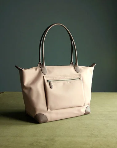 Waterproof Tote Bag in Yellow for Outdoor Activities in Wet WeatherWomens Light Pink Nylon Shoulder Tote Large Pink Nylon Handbag Purse for Ladies Waterproof Tote Bag in Yellow for Outdoor Activities in Wet WeatherWomens Light Pink Nylon Shoulder Tote Large Pink Nylon Handbag Purse for Ladies