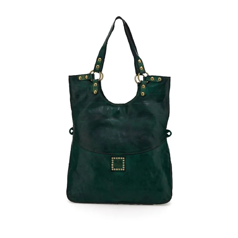 Metallic Tote Bag in Rose Gold with Chain Handles for a Glamorous Night OutWomen's Mamore Shopping Bag In Green Metallic Tote Bag in Rose Gold with Chain Handles for a Glamorous Night OutWomen's Mamore Shopping Bag In Green