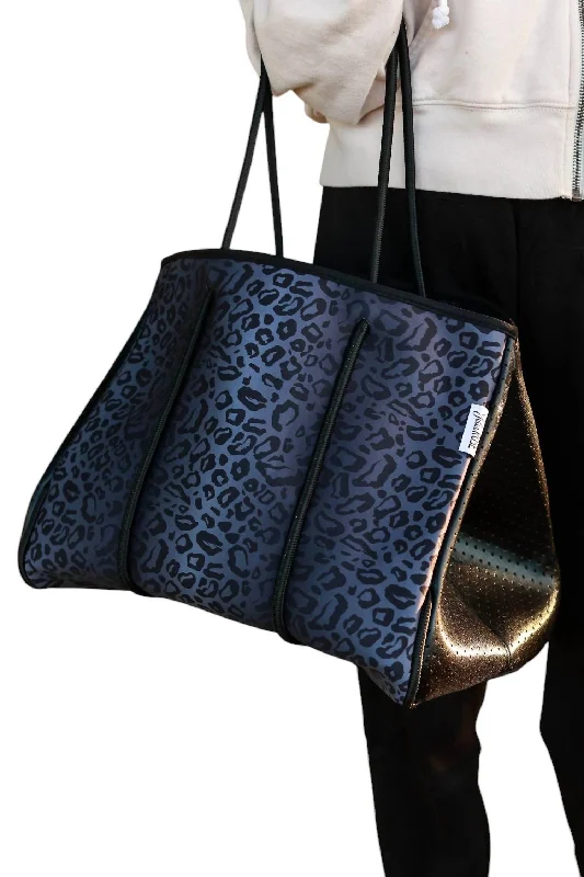 Small Vegan Leather Tote Bag in Blush Pink with Gold - Tone Hardware for a Feminine and Stylish AccessoryWomen's Marissa Neoprene Bag In Black Leopard Small Vegan Leather Tote Bag in Blush Pink with Gold - Tone Hardware for a Feminine and Stylish AccessoryWomen's Marissa Neoprene Bag In Black Leopard