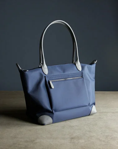 Women's Tote Bag with Inner Compartments in Gray for Organizing Everyday EssentialsWomens Navy Nylon Shoulder Tote Large Navy&Light Gray Nylon Handbag Purse for Ladies Women's Tote Bag with Inner Compartments in Gray for Organizing Everyday EssentialsWomens Navy Nylon Shoulder Tote Large Navy&Light Gray Nylon Handbag Purse for Ladies