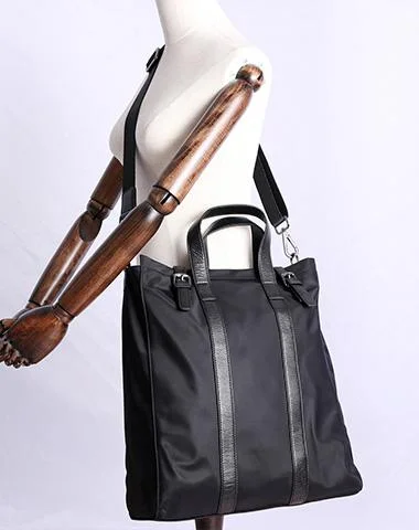 Womens Nylon Leather Tote Handbag Vertical Womens Black Nylon Shoulder Travel Purse Nylon Work Purse for Ladies Womens Nylon Leather Tote Handbag Vertical Womens Black Nylon Shoulder Travel Purse Nylon Work Purse for Ladies