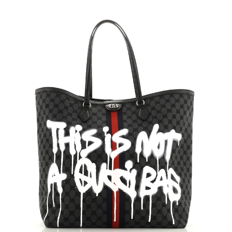 Women's Printed Tote Bag in Floral Patterns for a Spring - Themed Shopping Tripx Gucci The Hacker Project Tote Graffiti BB Canvas Large Women's Printed Tote Bag in Floral Patterns for a Spring - Themed Shopping Tripx Gucci The Hacker Project Tote Graffiti BB Canvas Large