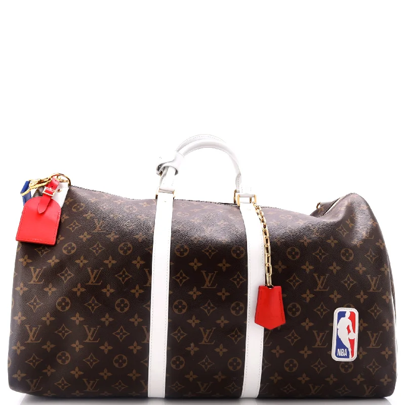 Quilted Tote Bag in Cream with Silver Hardware for a Classic and Sophisticated Stylex NBA Basketball Keepall Bandouliere Bag Monogram Canvas 55 Quilted Tote Bag in Cream with Silver Hardware for a Classic and Sophisticated Stylex NBA Basketball Keepall Bandouliere Bag Monogram Canvas 55