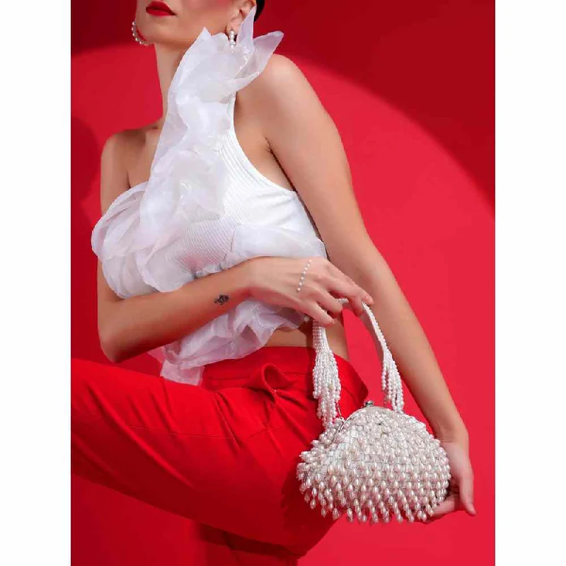 Large Sequin Clutch in Gold for Red - Carpet EventsModarta By Kamakshi White Clutch with Handcrafted Pearls Detailing An Ideal Bridal Bag Large Sequin Clutch in Gold for Red - Carpet EventsModarta By Kamakshi White Clutch with Handcrafted Pearls Detailing An Ideal Bridal Bag