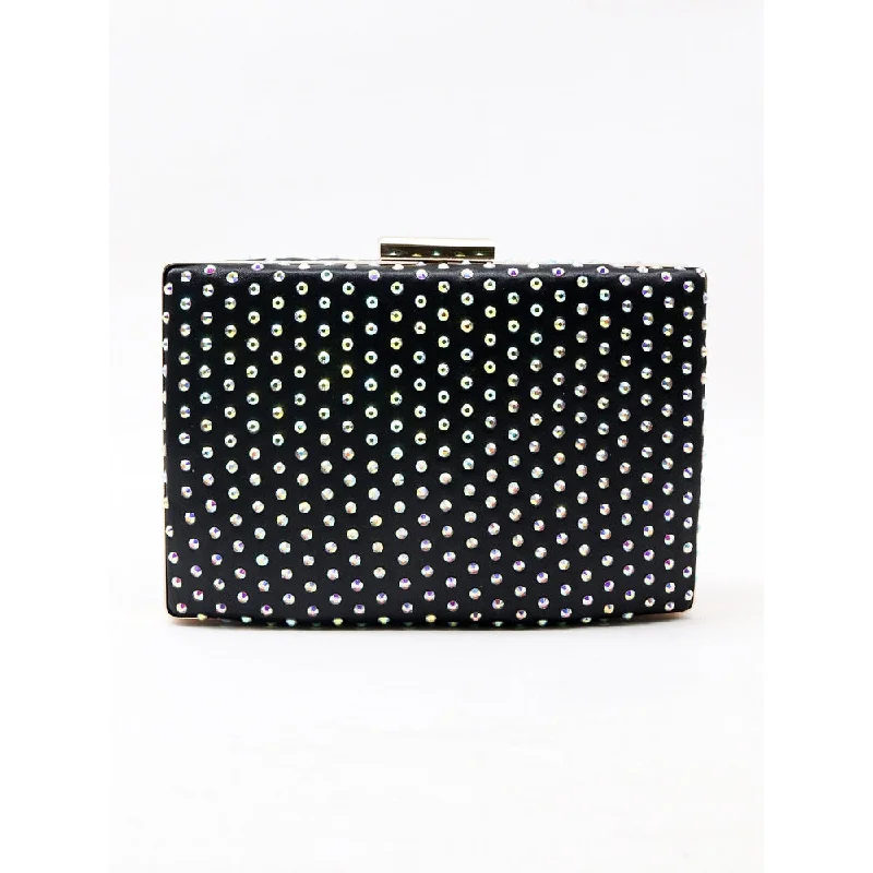 Suede Clutch with Tassel Details in Olive for Fall SoireesOdette Black Solid Plain Clutches